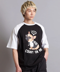 JACKROSE(ジャックローズ) |JE-DOG RAGLAN S/S TEE(MENS)