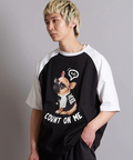 JACKROSE(ジャックローズ) |JE-DOG RAGLAN S/S TEE(MENS)