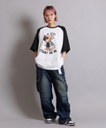 JACKROSE(ジャックローズ) |JE-DOG RAGLAN S/S TEE(MENS)