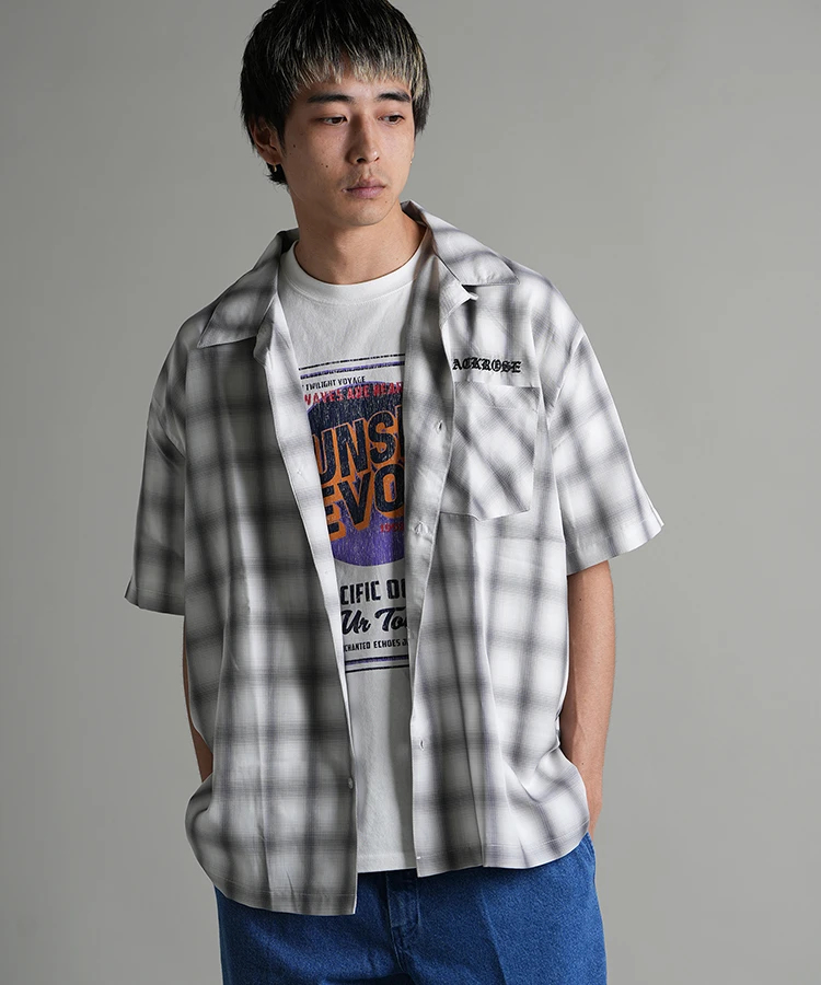 JE-OMBRE CHECK SHIRT SS(MENS)｜ファッション通販 SANKO BAZAAR