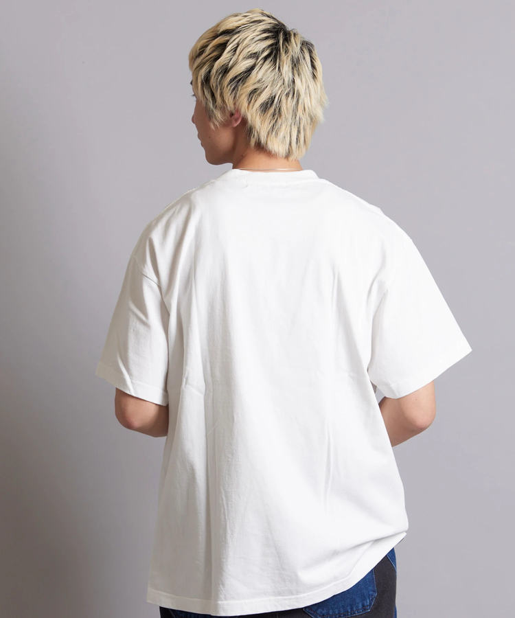 JACKROSE(ジャックローズ) |JE-TIGER&BUTTERFLY フロッキー半袖TEE(MENS)