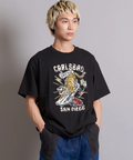 JACKROSE(ジャックローズ) |JE-TIGER&BUTTERFLY フロッキー半袖TEE(MENS)