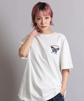 JACKROSE(ジャックローズ) |JE-TIGER&BUTTERFLY フロッキー半袖TEE(MENS)