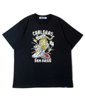 JACKROSE(ジャックローズ) |JE-TIGER&BUTTERFLY フロッキー半袖TEE(MENS)