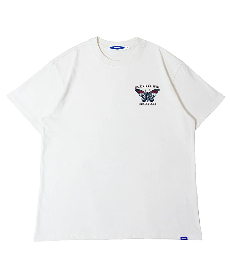 JACKROSE(ジャックローズ) |JE-TIGER&BUTTERFLY フロッキー半袖TEE(MENS)