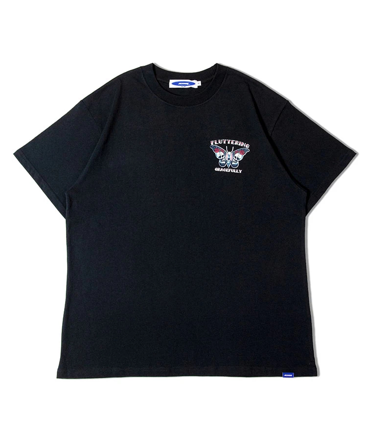 JACKROSE(ジャックローズ) |JE-TIGER&BUTTERFLY フロッキー半袖TEE(MENS)