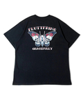 JACKROSE(ジャックローズ) |JE-TIGER&BUTTERFLY フロッキー半袖TEE(MENS)