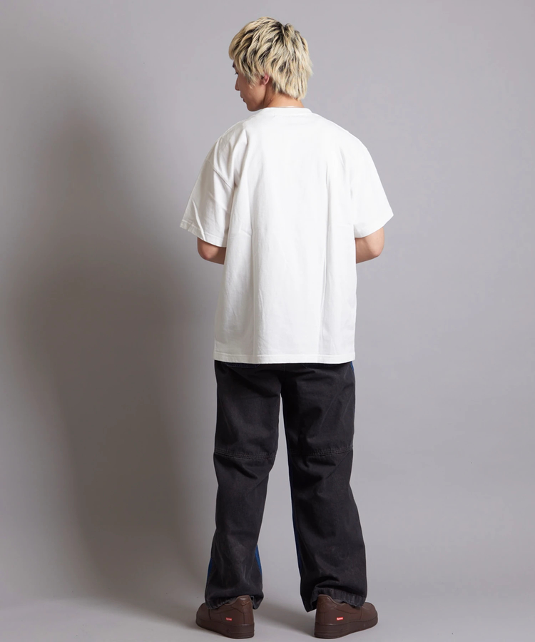 JACKROSE(ジャックローズ) |JE-TIGER&BUTTERFLY フロッキー半袖TEE(MENS)