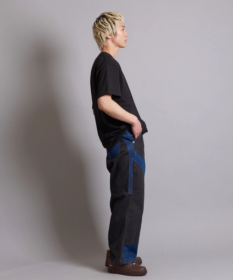 JACKROSE(ジャックローズ) |JE-TIGER&BUTTERFLY フロッキー半袖TEE(MENS)