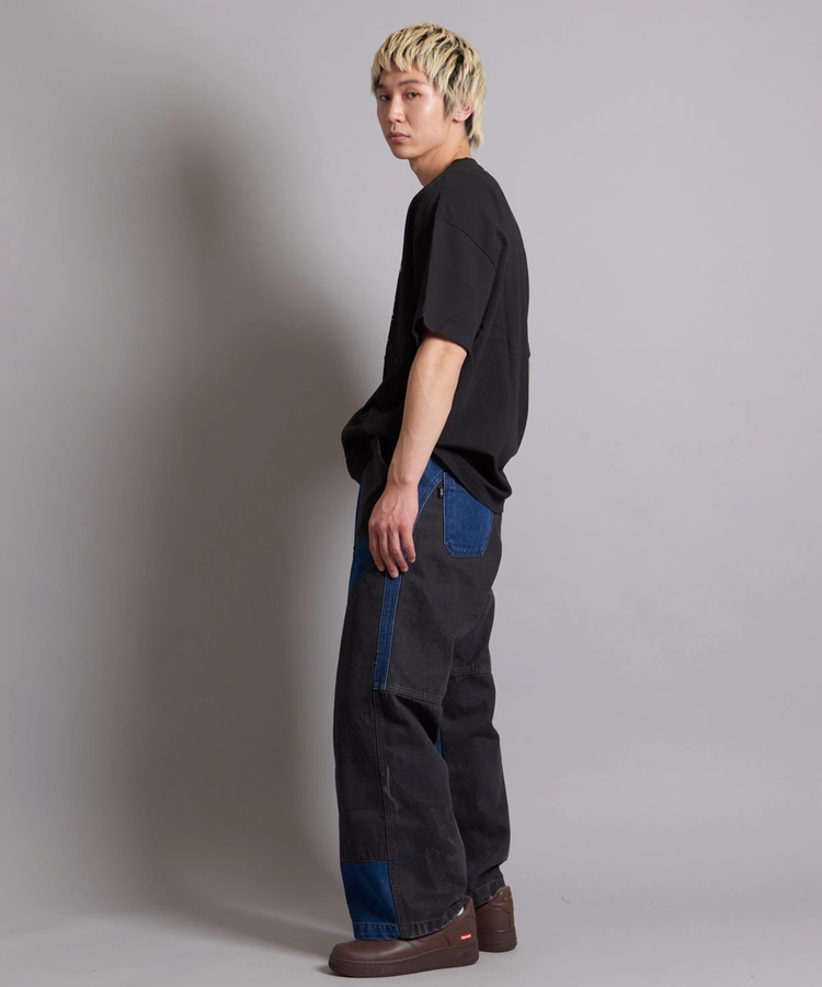 JACKROSE(ジャックローズ) |JE-TIGER&BUTTERFLY フロッキー半袖TEE(MENS)