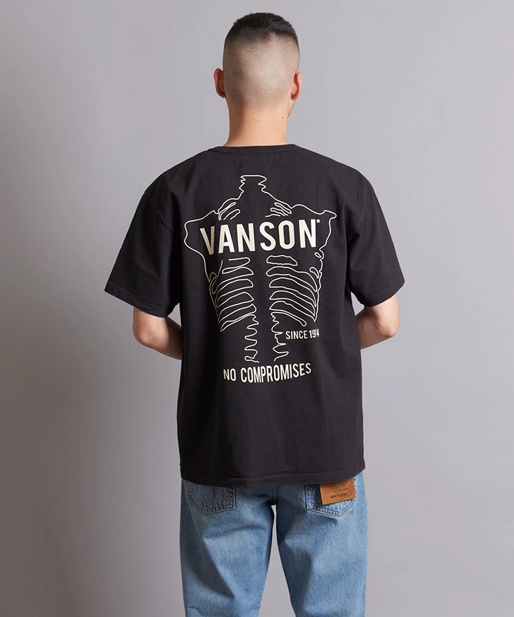 JACKROSE(ジャックローズ) |vanson/バンソン MADE IN USA-ヘビーオンス・ボーン-SSTEE(MENS)