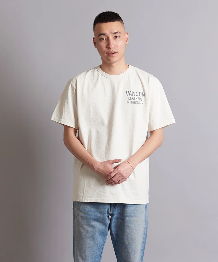 JACKROSE(ジャックローズ) |vanson/バンソン MADE IN USA-ヘビーオンス・ボーン-SSTEE(MENS)