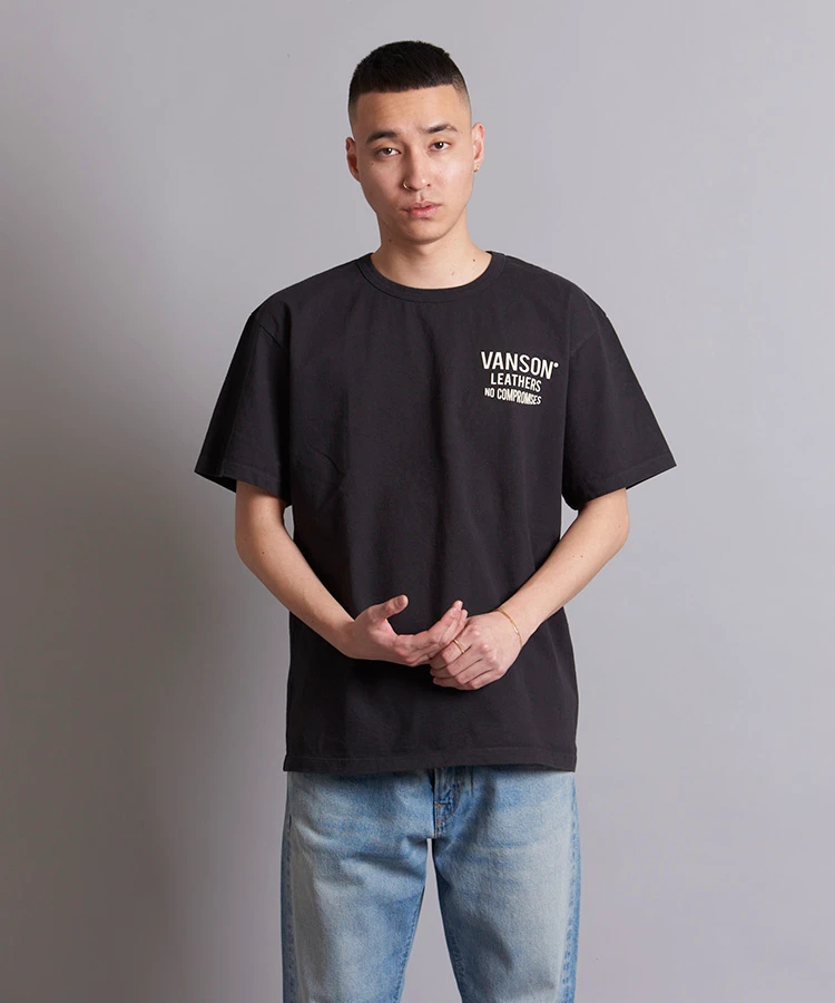 JACKROSE(ジャックローズ) |vanson/バンソン MADE IN USA-ヘビーオンス・ボーン-SSTEE(MENS)