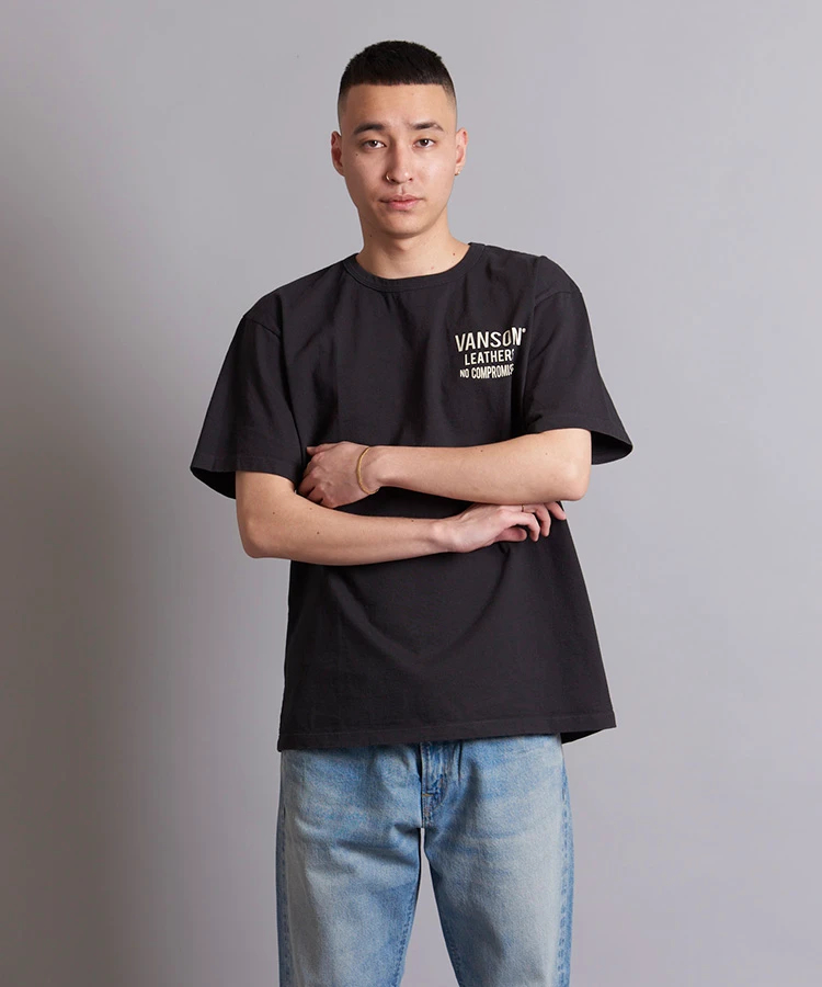 JACKROSE(ジャックローズ) |vanson/バンソン MADE IN USA-ヘビーオンス・ボーン-SSTEE(MENS)