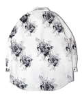 JACKROSE(ジャックローズ) |LV ジョーゼットローズ総柄とろみLSシャツ(MENS)