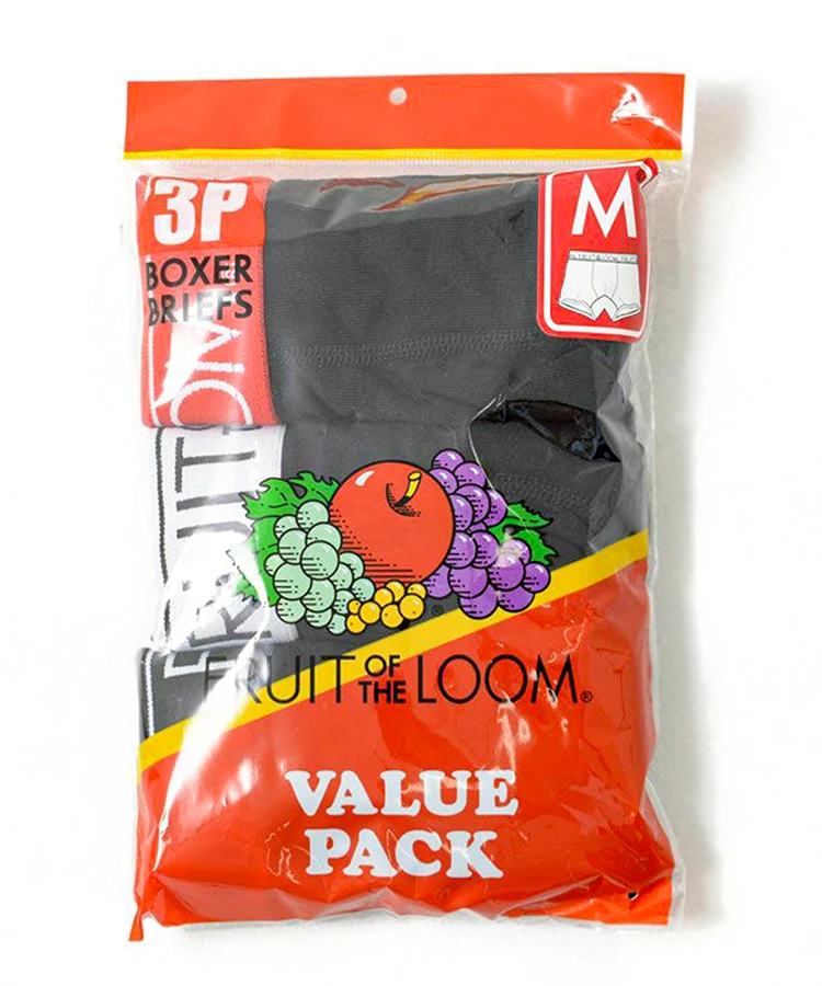 JACKROSE(ジャックローズ) |FRUIT OF THE LOOM/フルーツオブザルーム TCフライス ボクサーブリーフ 3Pセット
