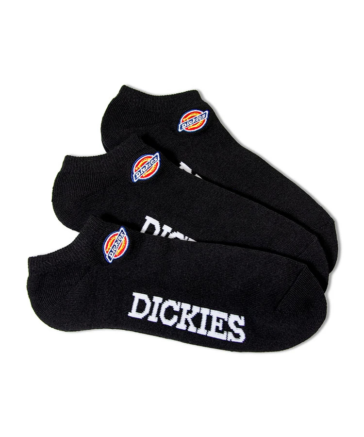 JACKROSE(ジャックローズ) |Dickies/ディッキーズ ロゴ刺繍底パイル アンクルソックス 3Pパック