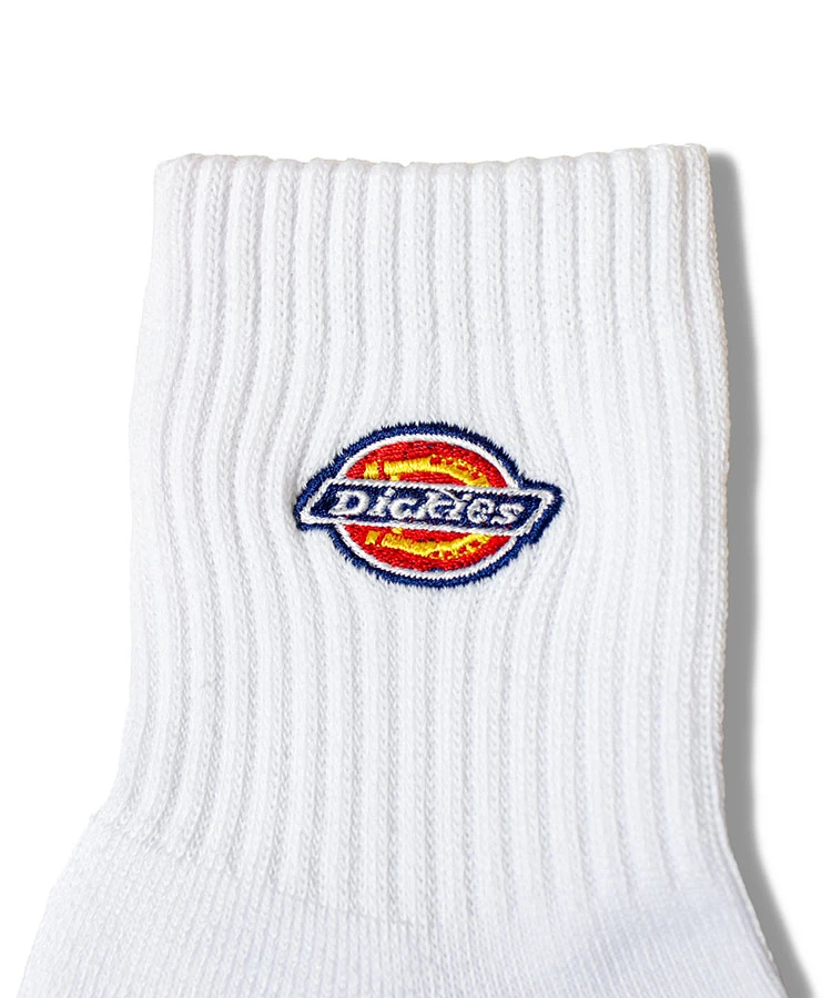 DICKIES/ディッキーズ ロゴ刺繍底パイル クォーターソックス 3P