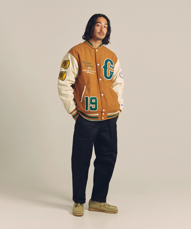 ETRE TOKYO オープンバックスイムウェア/ MOCA/S YANUK×ETRE TOKYO Center Crease Straight Denim(21 INDIGO