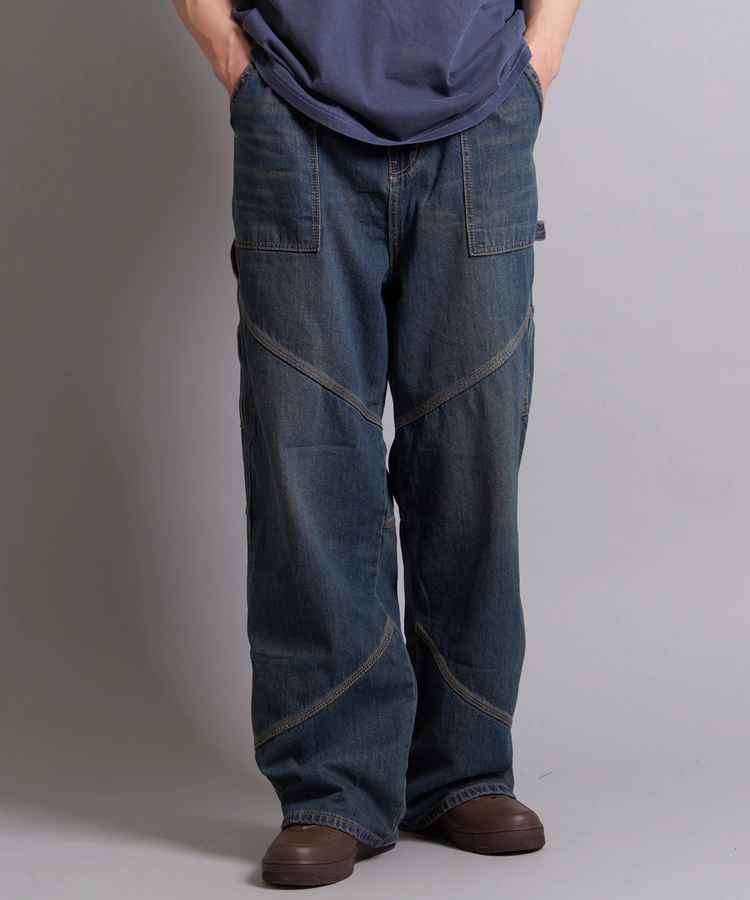 JACKROSE(ジャックローズ) |CPGN studio / コンパーニョ -Oblique incision Carpenter Pants(MENS)