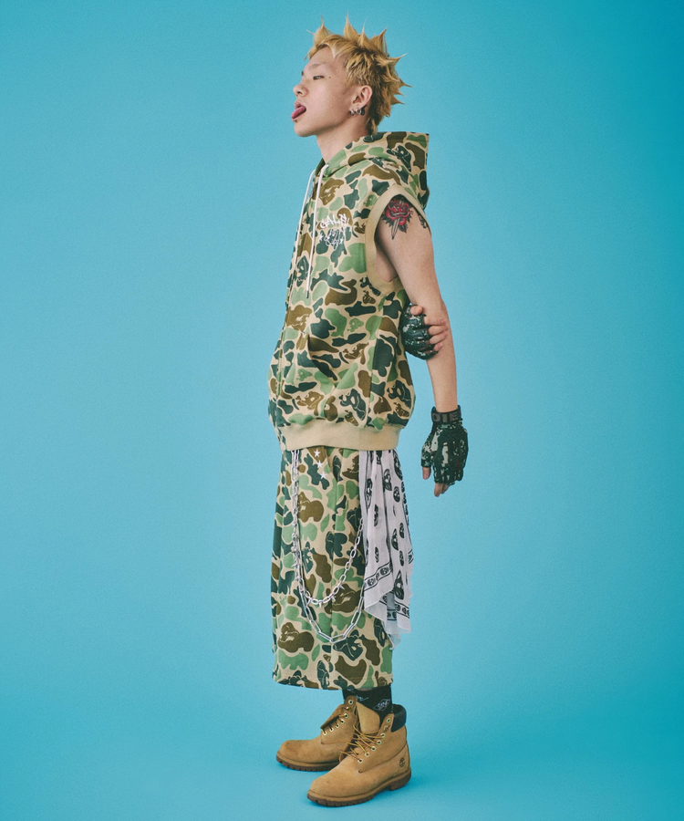 JACKROSE(ジャックローズ) |GALFY/ガルフィー カモノースリパーカー(MENS)