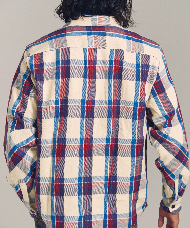 専門店では JE HEAVY FLANNEL CHECK WORK SHIRTS(MENS)｜ファッション通販 トップス