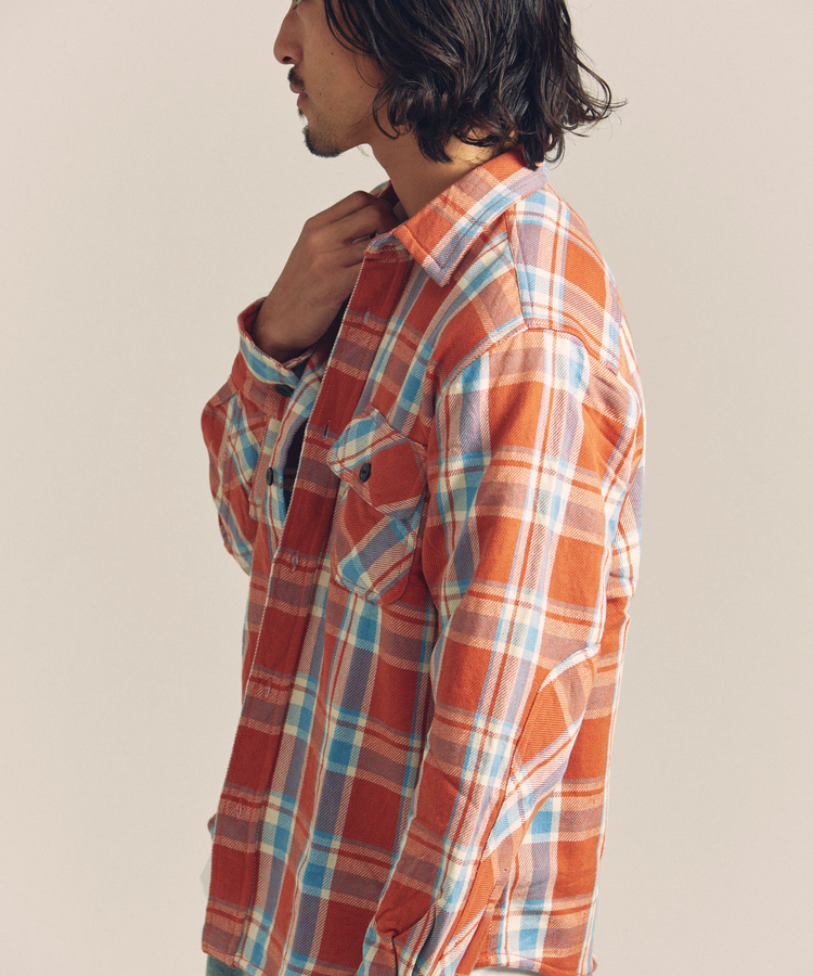 JE HEAVY FLANNEL CHECK WORK SHIRTS(MENS)｜ファッション通販