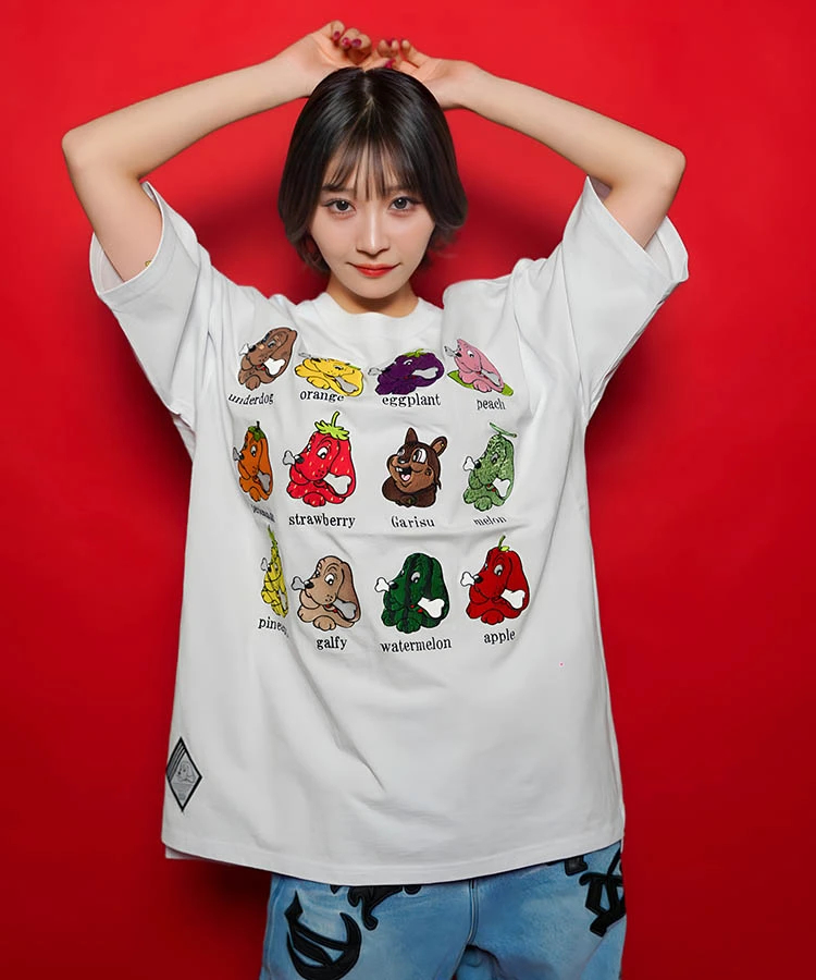 JACKROSE(ジャックローズ) |【GALFY×GALLIS ADDICTION】11犬と1リス半袖Tee(MENS)