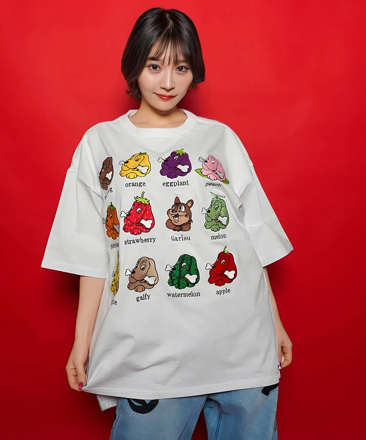 JACKROSE(ジャックローズ) |【GALFY×GALLIS ADDICTION】11犬と1リス半袖Tee(MENS)