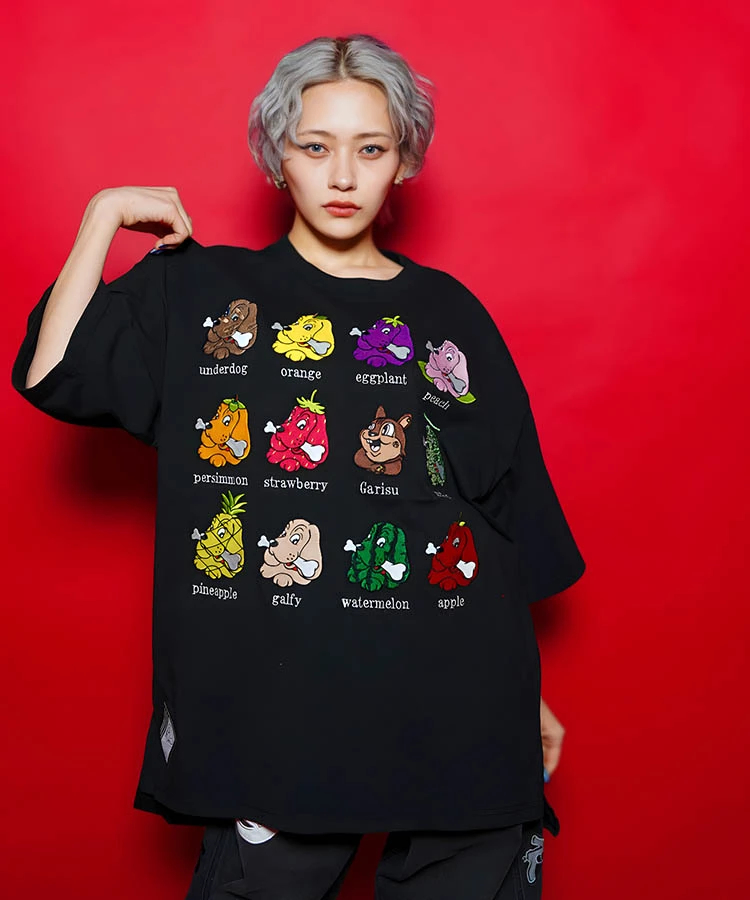 JACKROSE(ジャックローズ) |【GALFY×GALLIS ADDICTION】11犬と1リス半袖Tee(MENS)