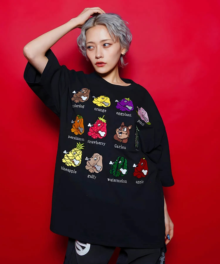 JACKROSE(ジャックローズ) |【GALFY×GALLIS ADDICTION】11犬と1リス半袖Tee(MENS)