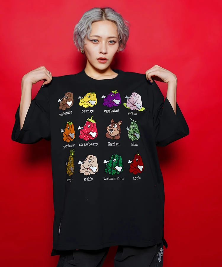 JACKROSE(ジャックローズ) |【GALFY×GALLIS ADDICTION】11犬と1リス半袖Tee(MENS)