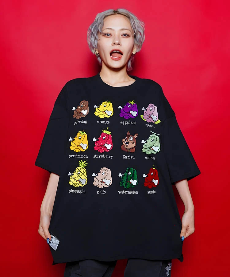 JACKROSE(ジャックローズ) |【GALFY×GALLIS ADDICTION】11犬と1リス半袖Tee(MENS)