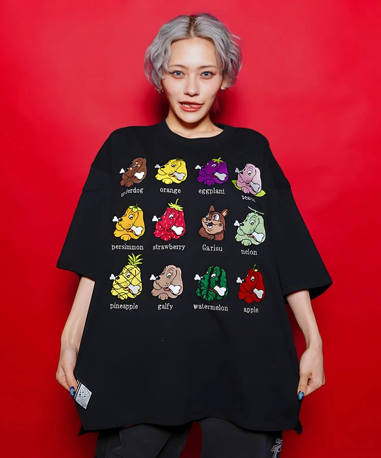 JACKROSE(ジャックローズ) |【GALFY×GALLIS ADDICTION】11犬と1リス半袖Tee(MENS)