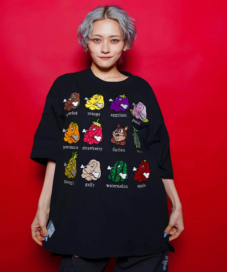 JACKROSE(ジャックローズ) |【GALFY×GALLIS ADDICTION】11犬と1リス半袖Tee(MENS)