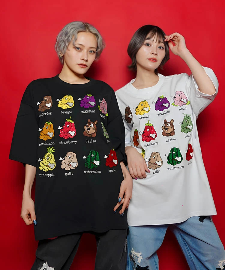 JACKROSE(ジャックローズ) |【GALFY×GALLIS ADDICTION】11犬と1リス半袖Tee(MENS)