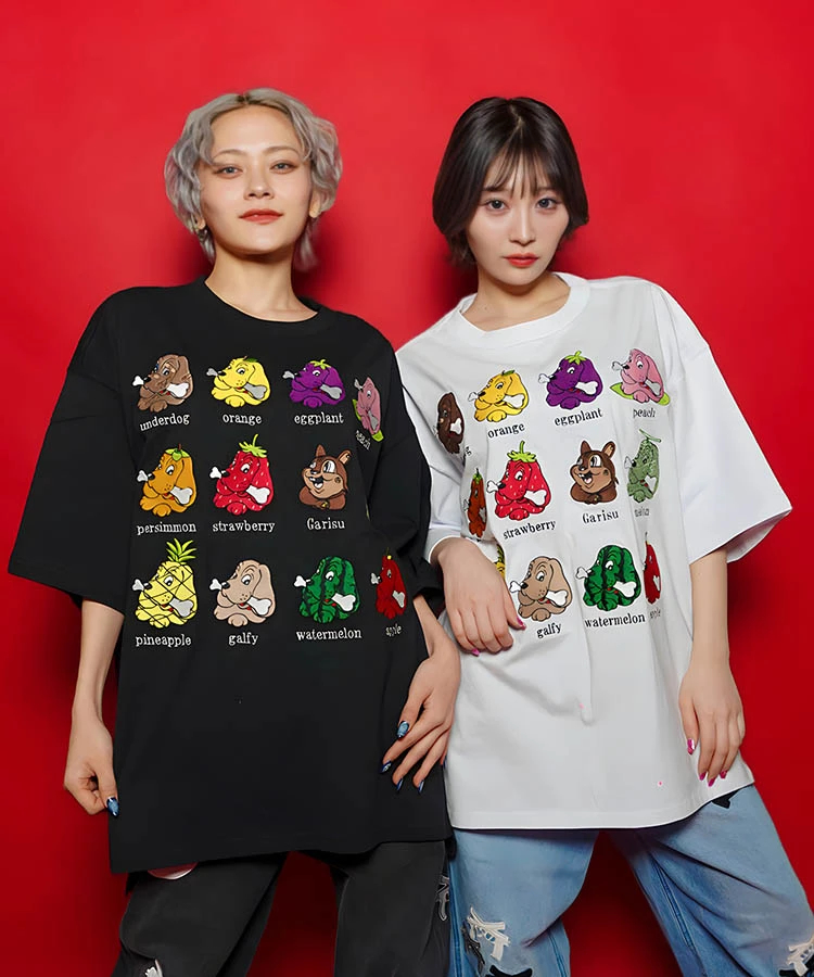 JACKROSE(ジャックローズ) |【GALFY×GALLIS ADDICTION】11犬と1リス半袖Tee(MENS)