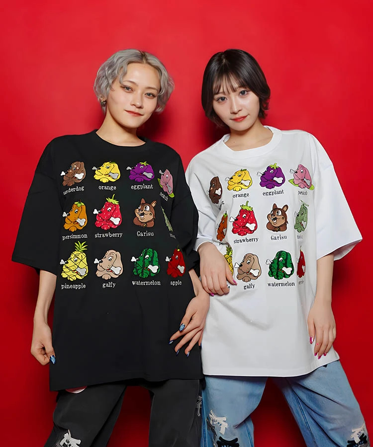 JACKROSE(ジャックローズ) |【GALFY×GALLIS ADDICTION】11犬と1リス半袖Tee(MENS)