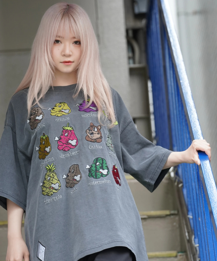 JACKROSE(ジャックローズ) |【GALFY×GALLIS ADDICTION】11犬と1リス半袖Tee(MENS)