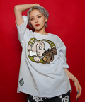 JACKROSE(ジャックローズ) |【GALFY×GALLIS ADDICTION】犬とリス仲良し半袖Tee(MENS)