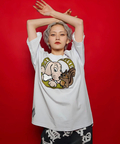JACKROSE(ジャックローズ) |【GALFY×GALLIS ADDICTION】犬とリス仲良し半袖Tee(MENS)