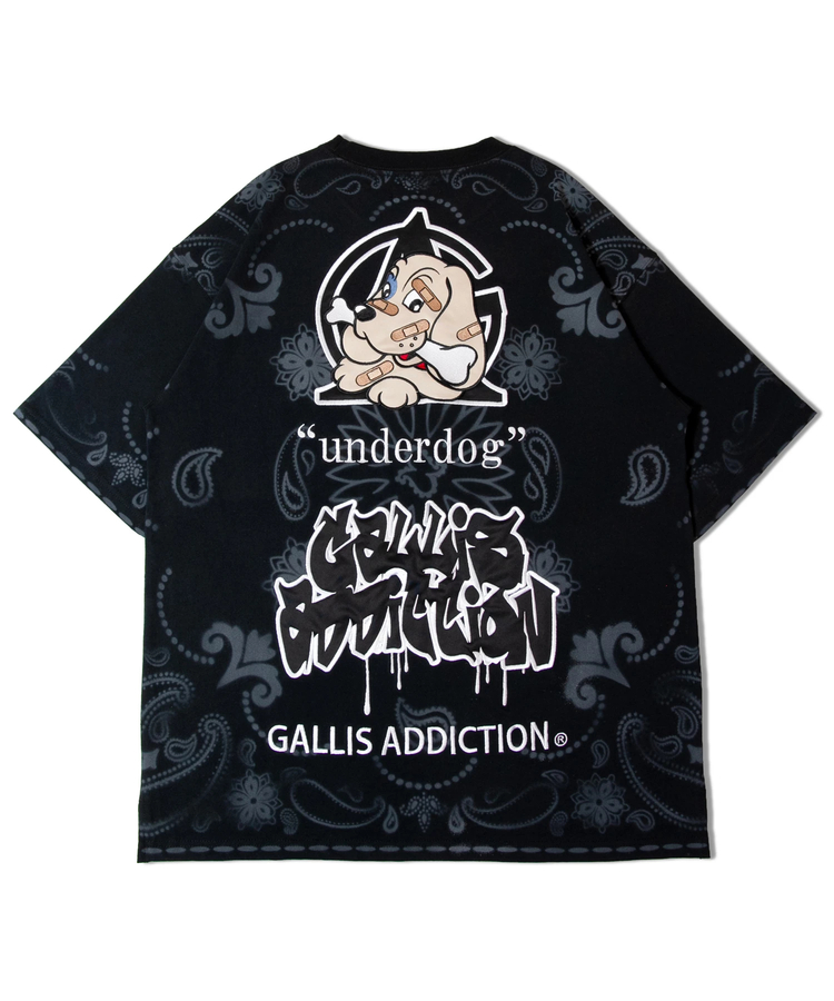 JACKROSE(ジャックローズ) |【GALFY×GALLIS ADDICTION】バンダナわんわん半袖Tee(MENS)