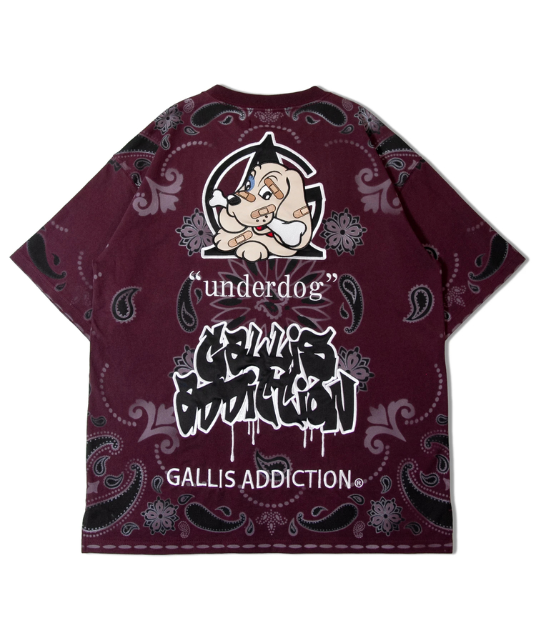 JACKROSE(ジャックローズ) |【GALFY×GALLIS ADDICTION】バンダナわんわん半袖Tee(MENS)