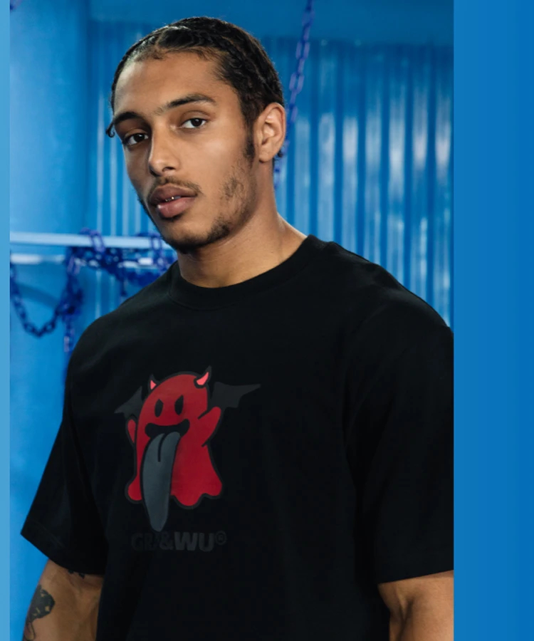 Grafwu Tシャツ GRAF＆WU tシャツ グラフアンドウー BOOGHOST 半袖プリント T