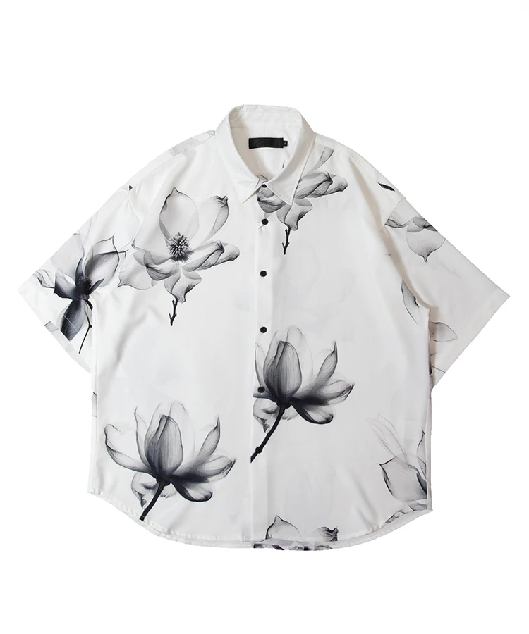 JACKROSE(ジャックローズ) |LV 総柄とろみSSシャツ(MENS)