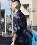 JACKROSE(ジャックローズ) |LV 総柄とろみSSシャツ(MENS)