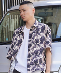 JACKROSE(ジャックローズ) |LV 総柄とろみSSシャツ(MENS)