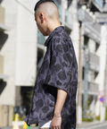 JACKROSE(ジャックローズ) |LV 総柄とろみSSシャツ(MENS)
