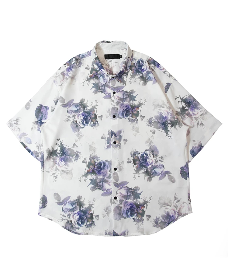 JACKROSE(ジャックローズ) |LV 総柄とろみSSシャツ(MENS)