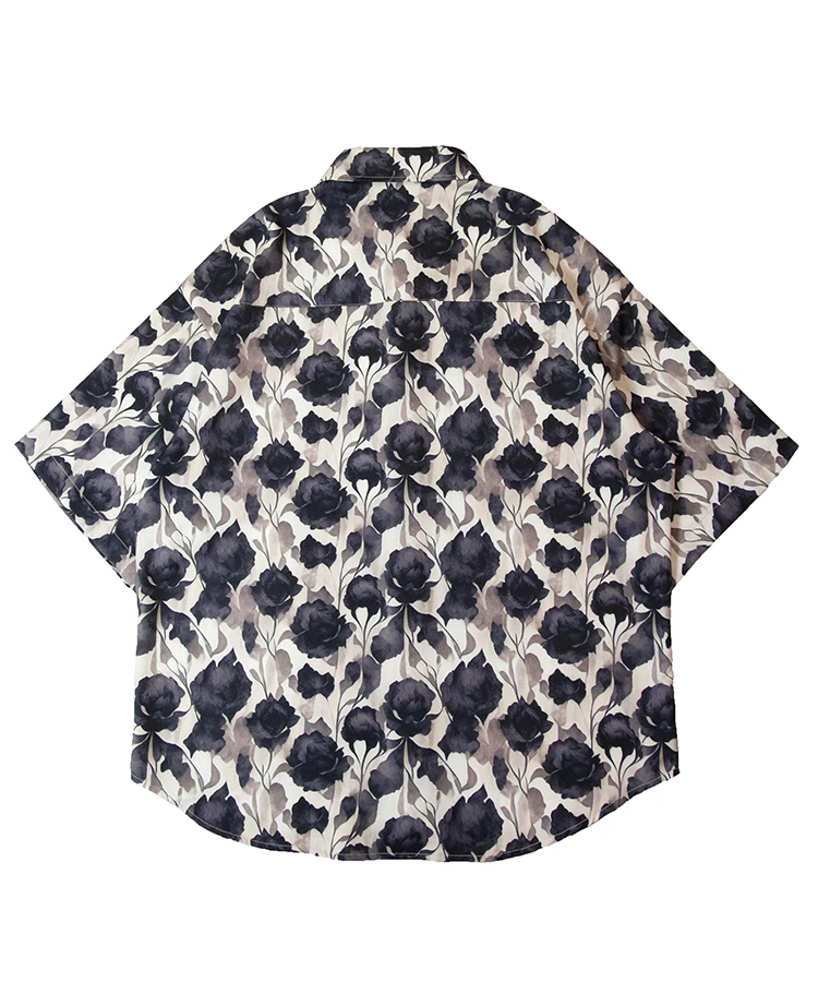 JACKROSE(ジャックローズ) |LV 総柄とろみSSシャツ(MENS)